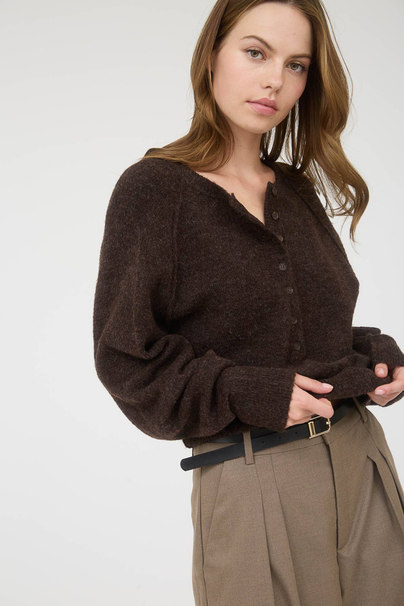 Raglan Long Sleeve Sweater