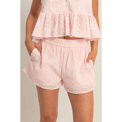 Meadow Eyelet Shorts