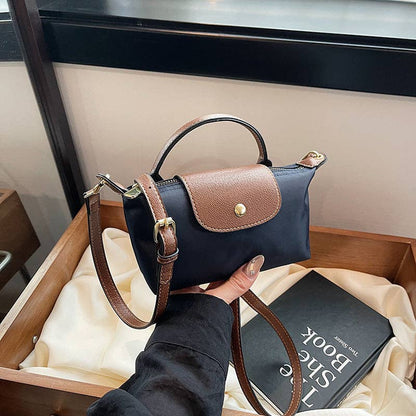 Simple Color Block Crossbody Bag