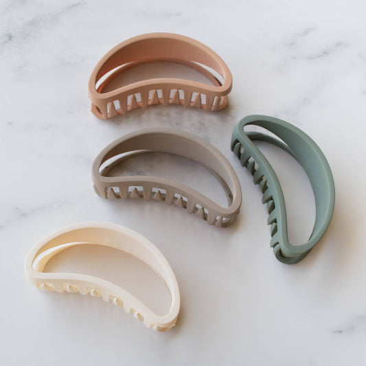 Bean shaped claw Casual design style clip