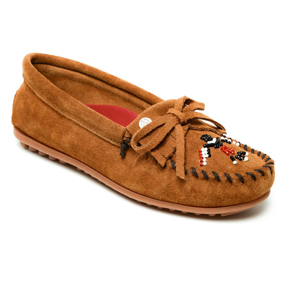 Women's Thunderbird Animikii Suede Beaded Moccasin