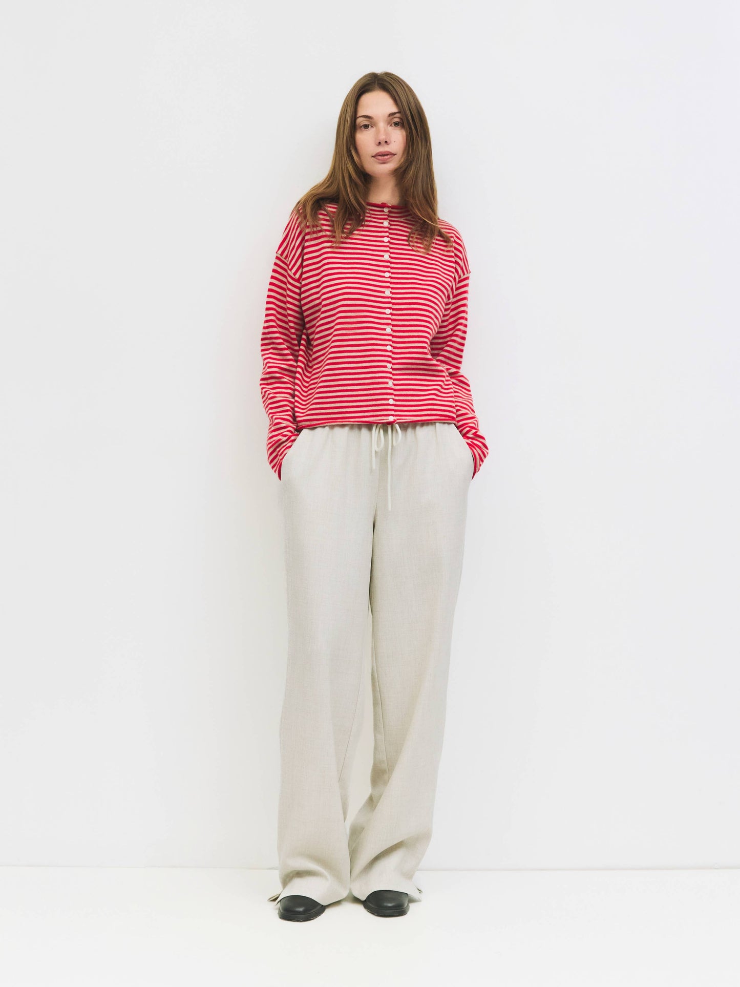 The Elisa Striped Cardigan