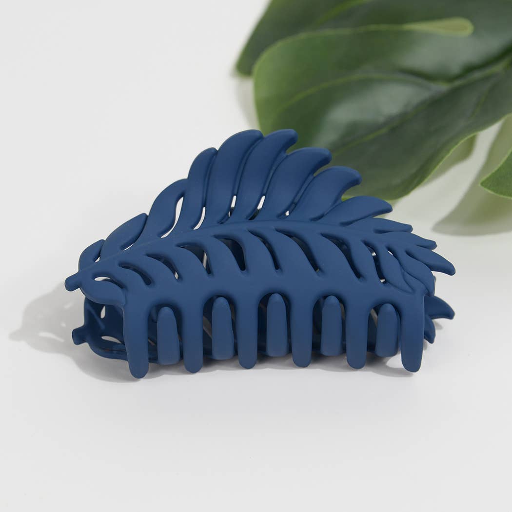 Matte Leaf Hair Claw Clip