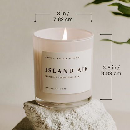 Coastal Lemon 11 oz Soy Candle - Home Decor & Gifts