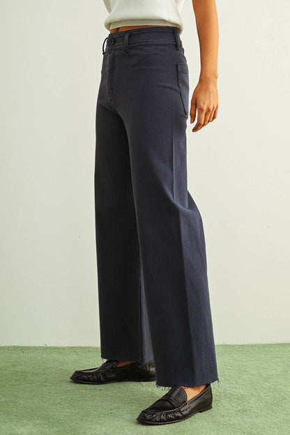 Stone Wide Leg Denim Pants