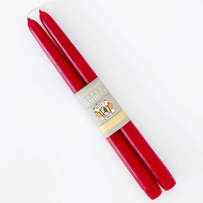 12" Hand Dipped Taper Candles USA Made