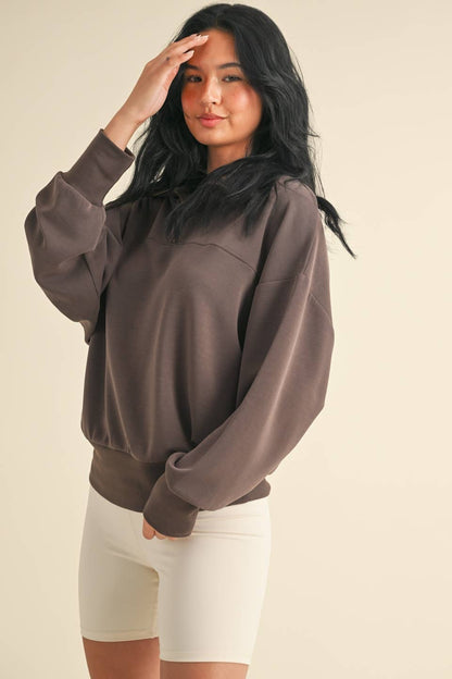 Super Soft Air Scuba Oversized Half Zip