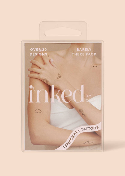 Barely There Temporary Tattoo Pack