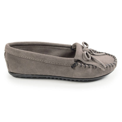 Women's Suede Kilty Moccasin Loafer Shoe