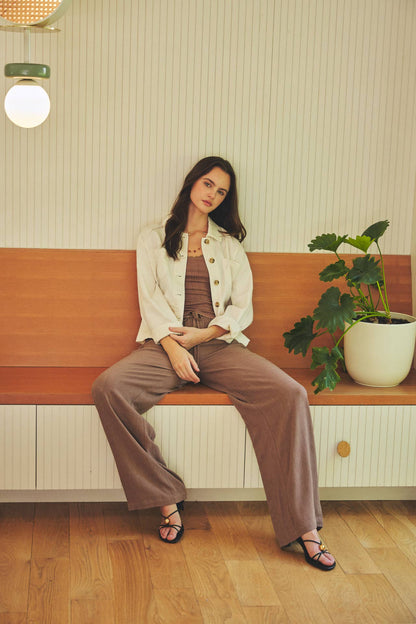Effortless Striped Linen Pant