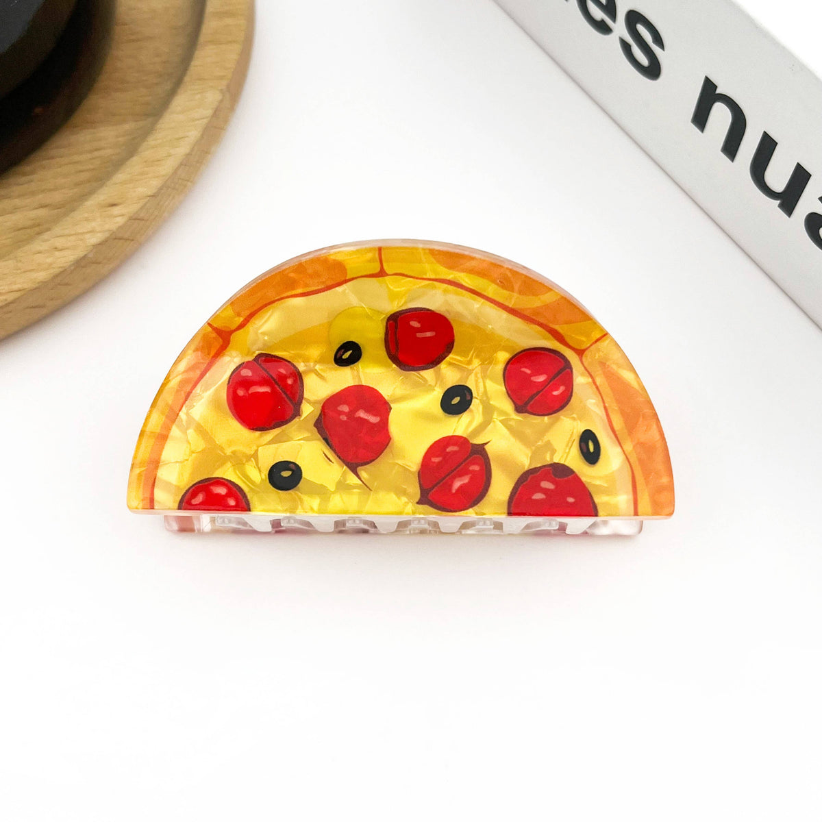 Half Pizza Hair Clip