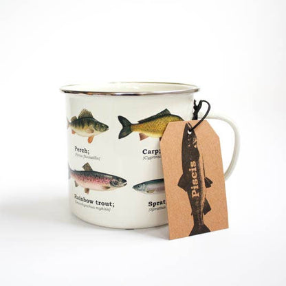 Fish Enamel Mug