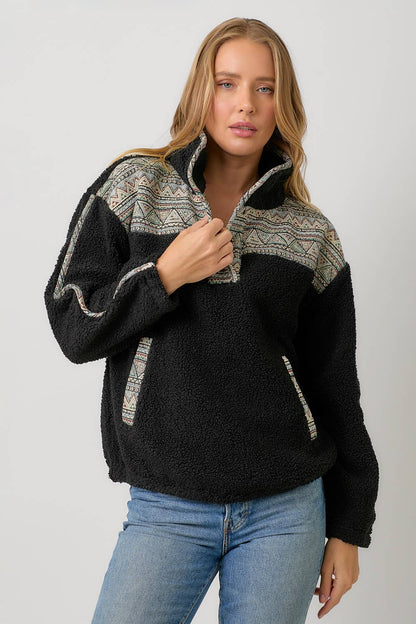 Oatmeal Fleece Pullover