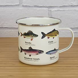 Fish Enamel Mug