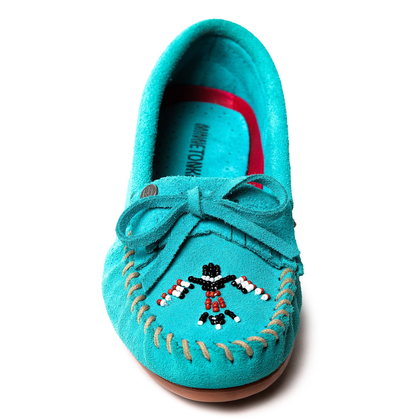 Women's Thunderbird Animikii Suede Beaded Moccasin