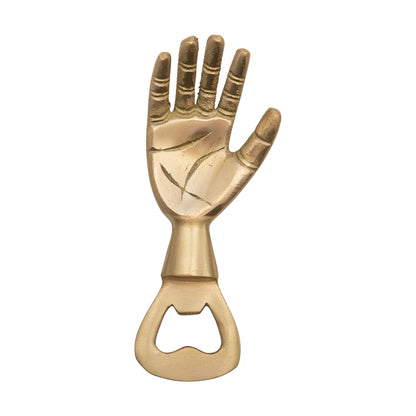 Brass Hand Bottle Opener