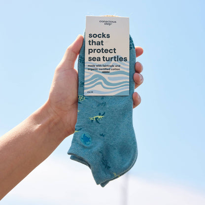 Ankle Socks that Protect Sea Turtles | Ocean Gifts