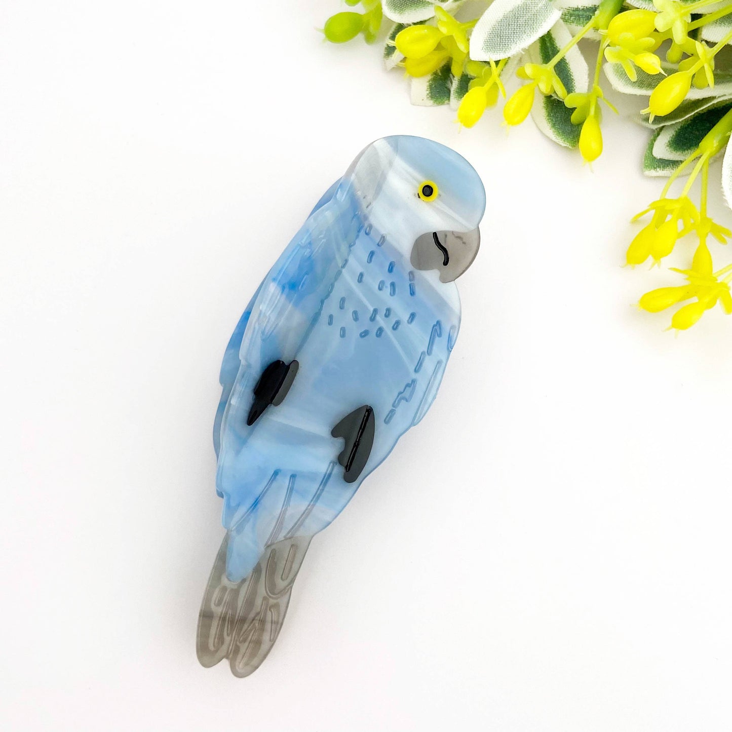 Charming Bird-Inspired Hair Claw Clip