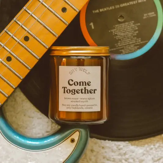 Come Together Classic Rock Soy Candle - Brown Sugar, Spices