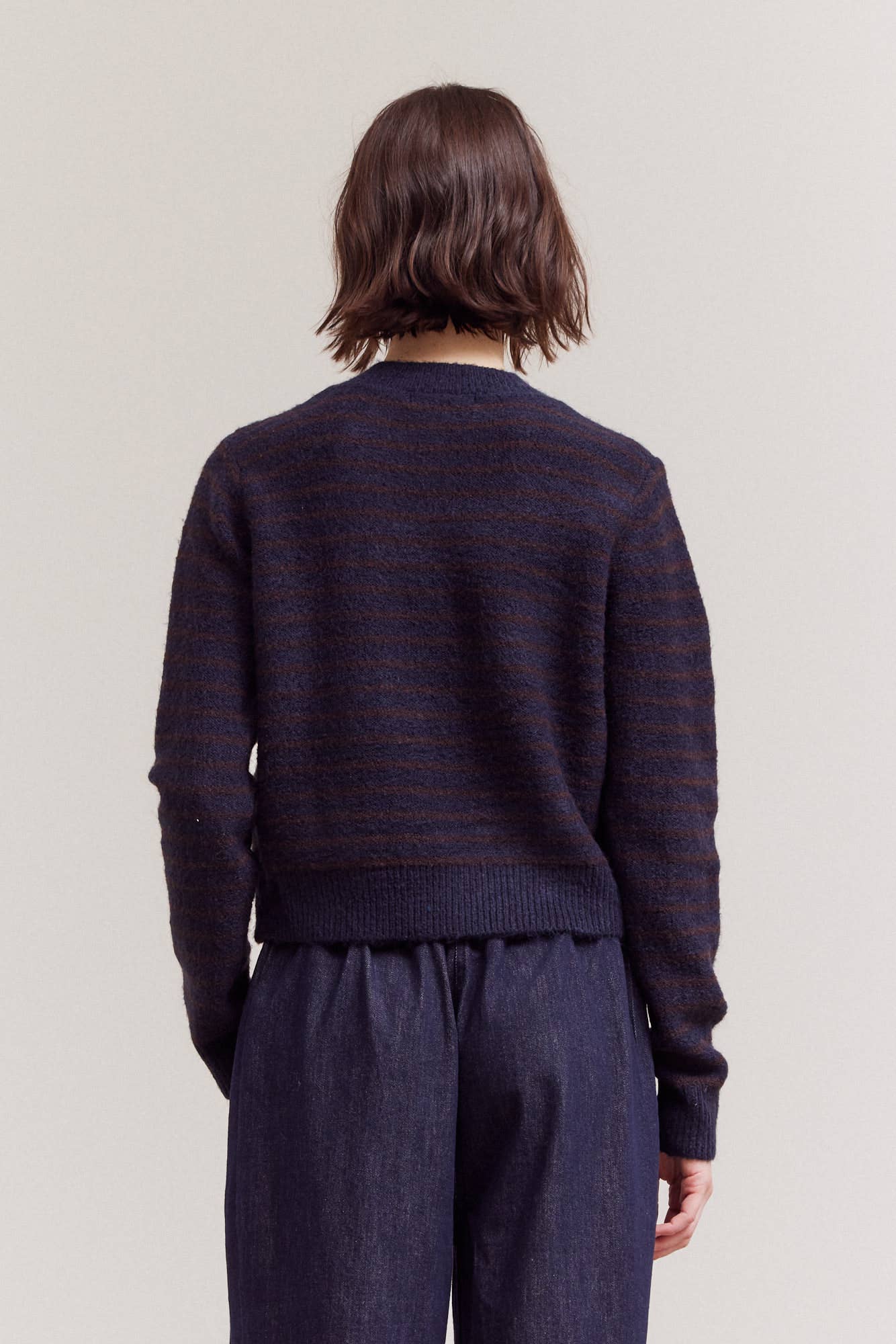 Essential Striped Button Up Cardi