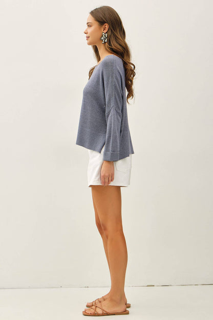 Breezy Boatneck Sweater