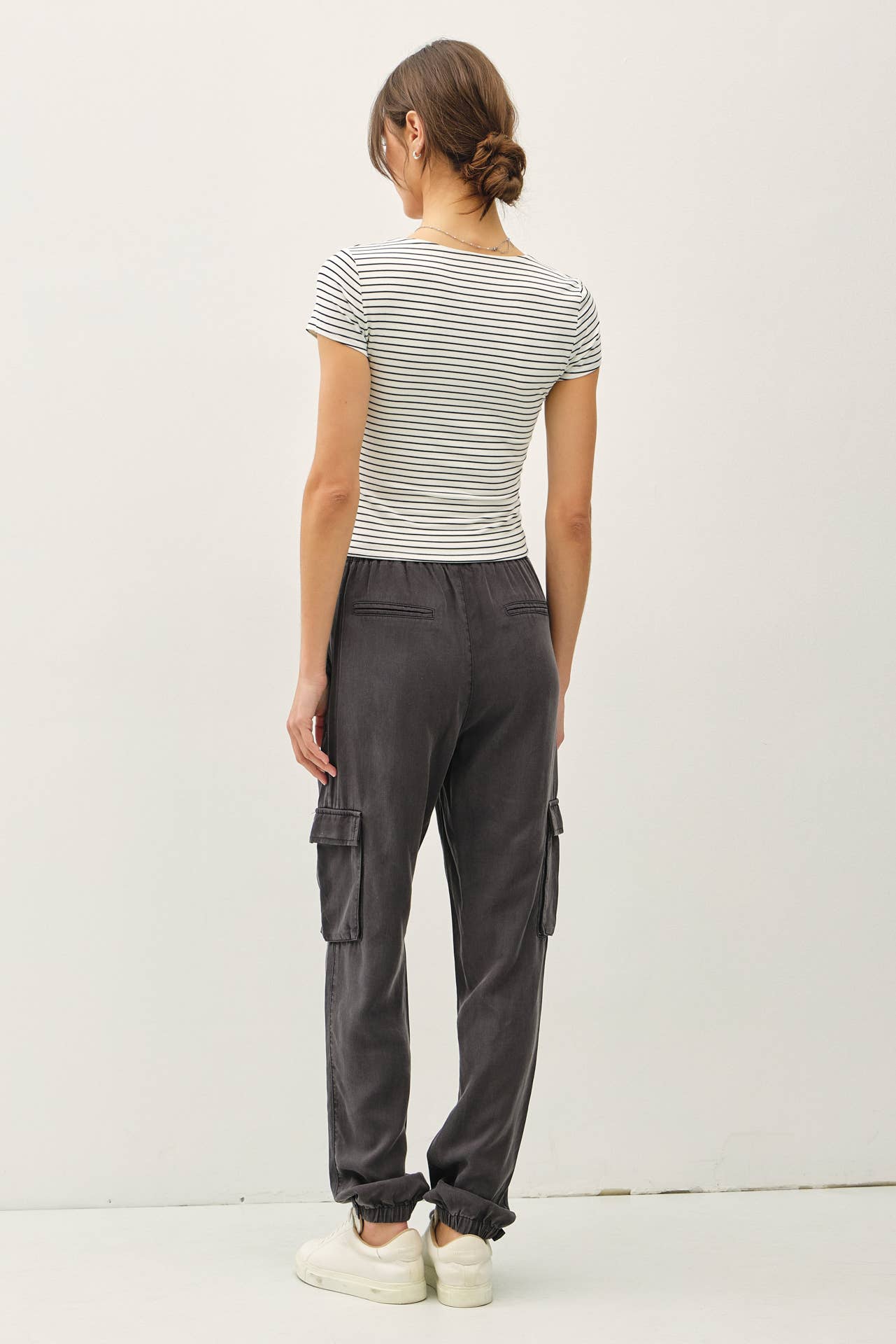 Ultra Soft Striped Square Neck