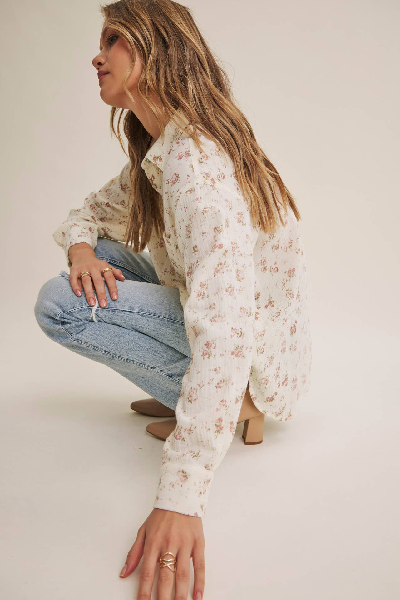 Soft Wind Floral Top