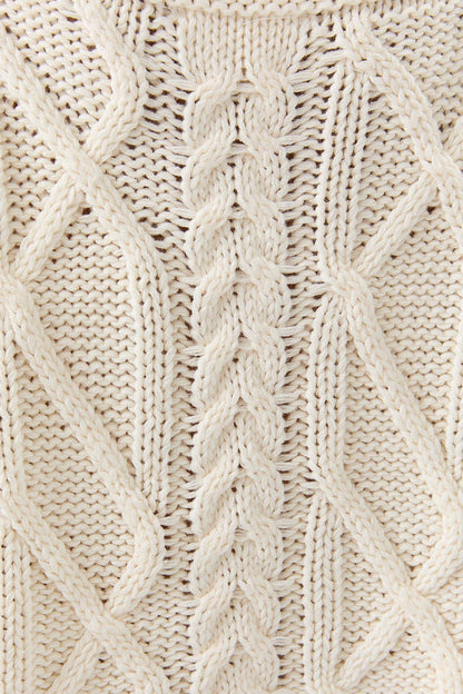 Relaxed Coastal Cable Knit