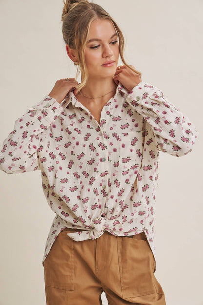 Soft Wind Floral Top