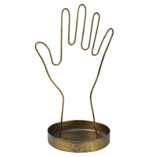 Hand Ring Holder, Brass