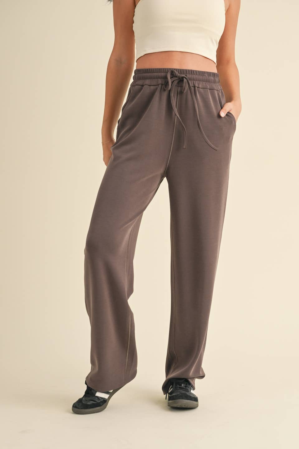 Super Soft Air Scuba Wide Leg Pants