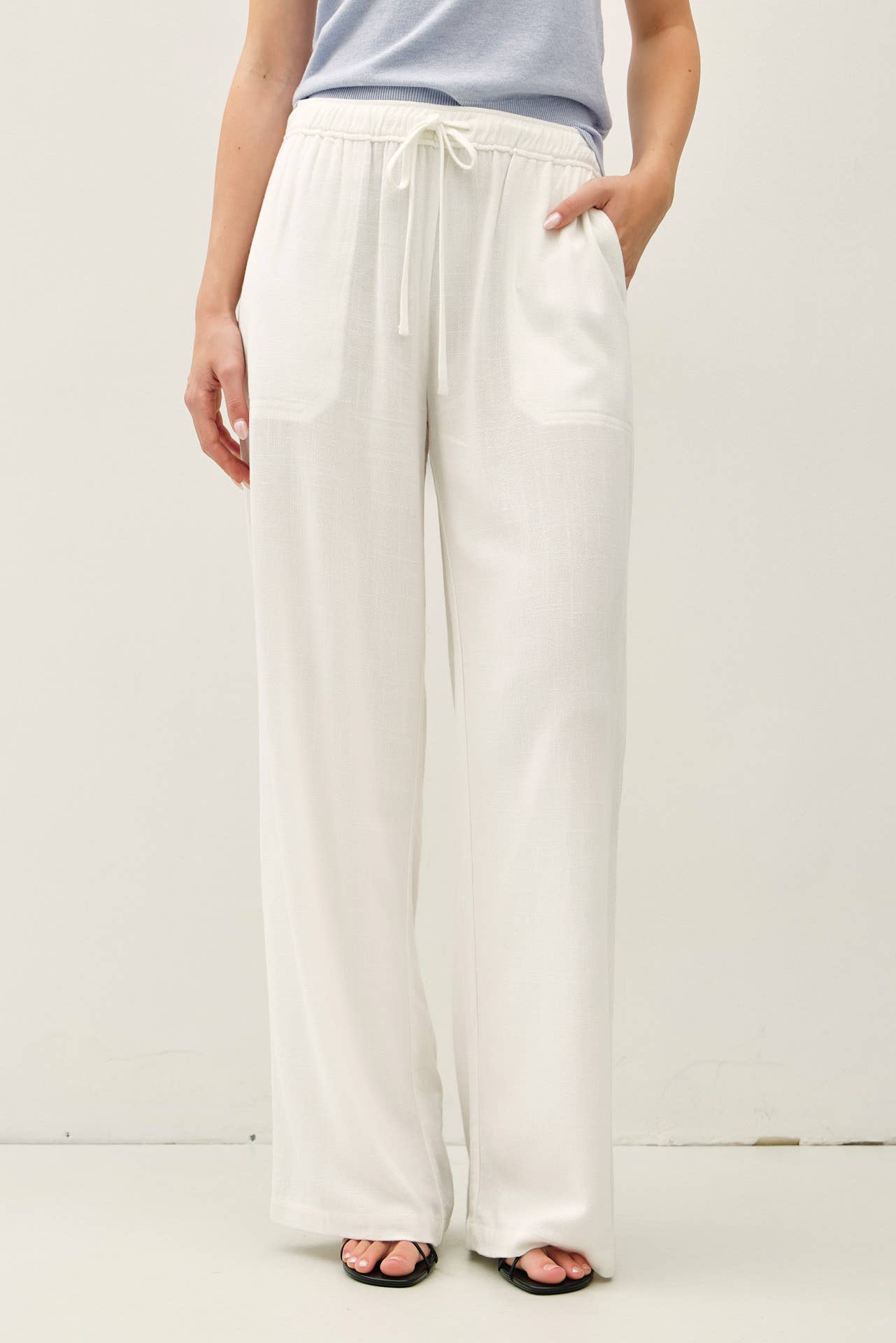 Effortless Striped Linen Pant