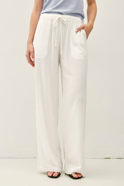 Effortless Striped Linen Pant