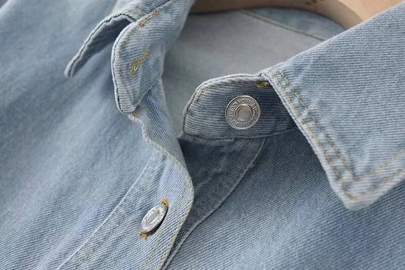 Oversized Jean Shacket