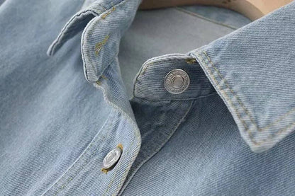Oversized Jean Shacket