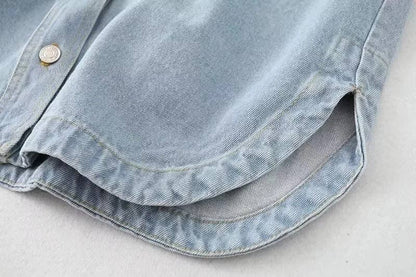Oversized Jean Shacket