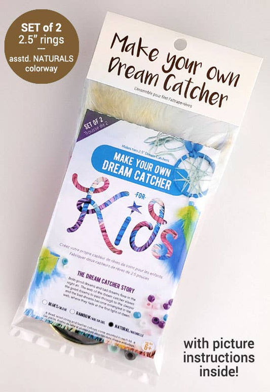 Dream Catcher 2.5" Kids Kit - Naturals