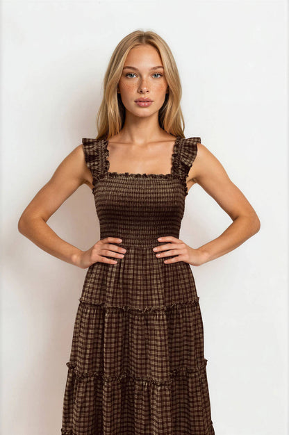 Willow Plaid Midi