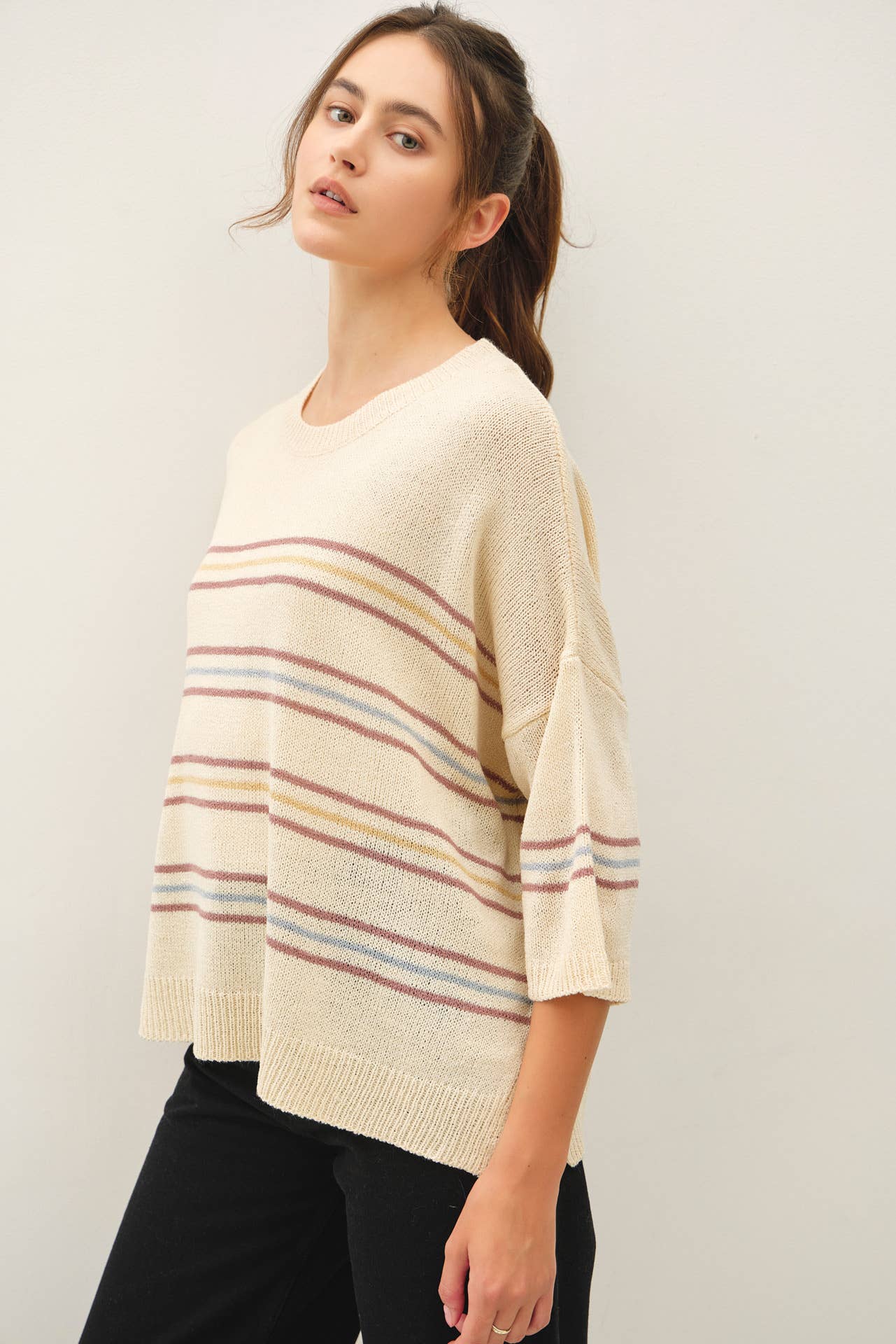 Sunwashed Stripe Pullover