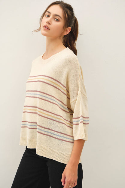 Sunwashed Stripe Pullover