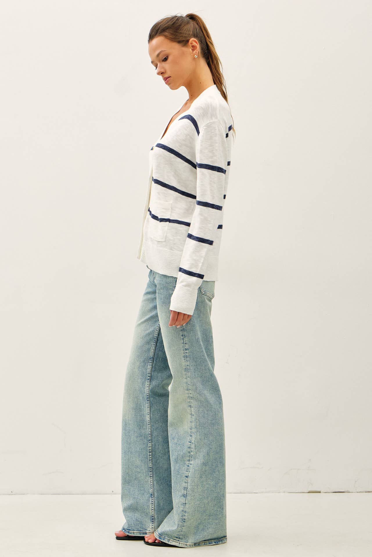 Sydney Classic Striped Cardi