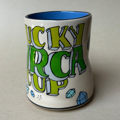 Lucky Orca Cup  XLarge Ceramic Mug
