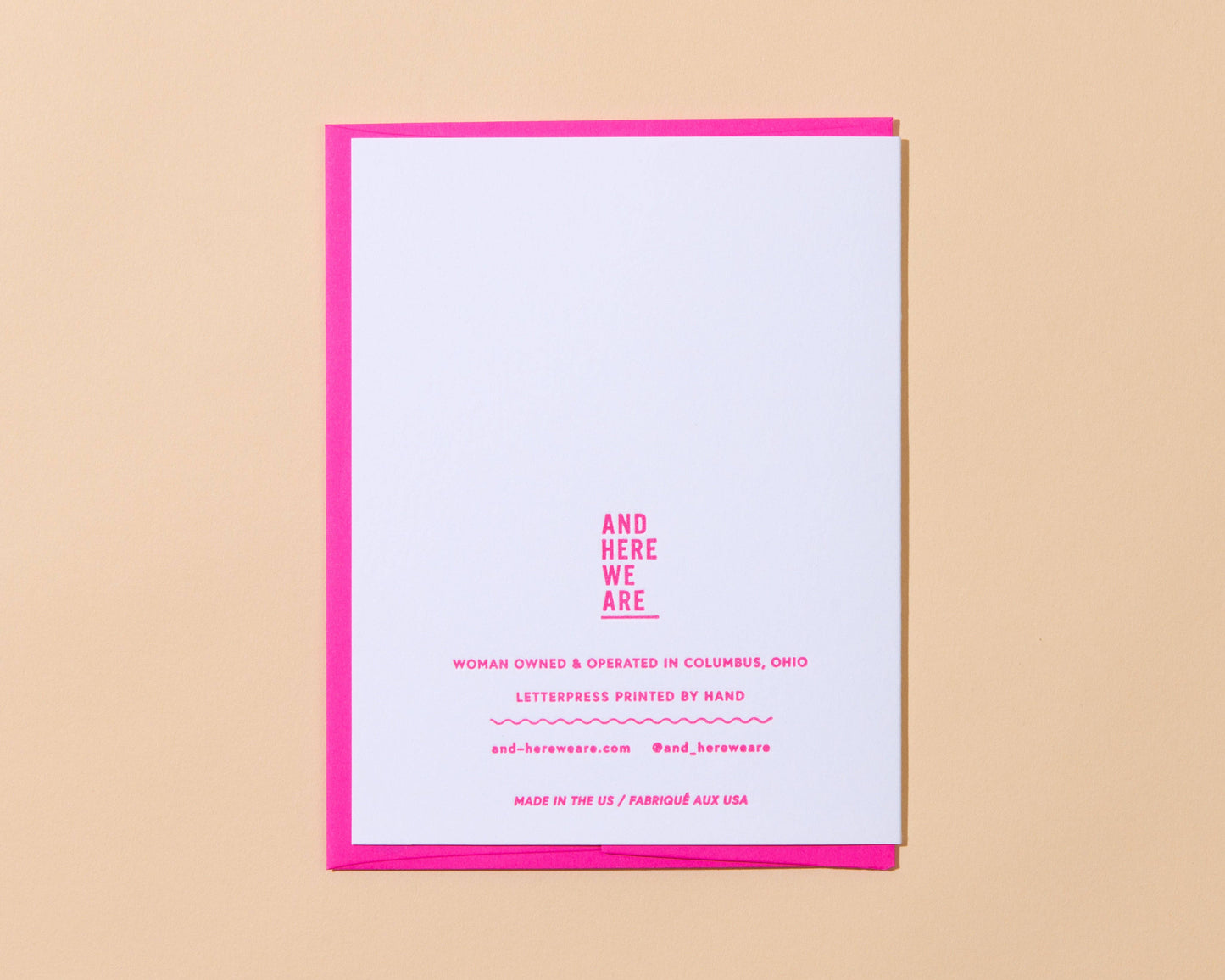 Letterpress Birthday Babe Card