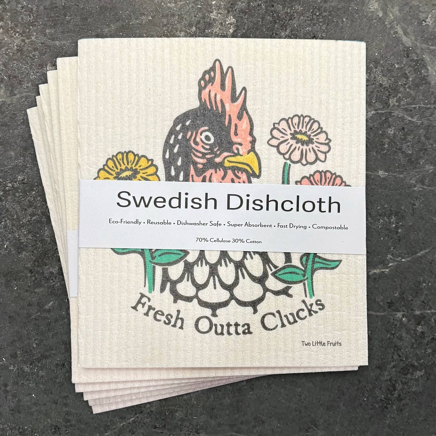 Fresh Out Swedish Dishcloth