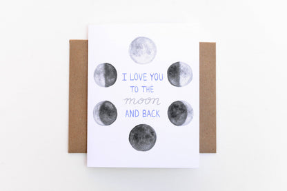 Moon Love Card