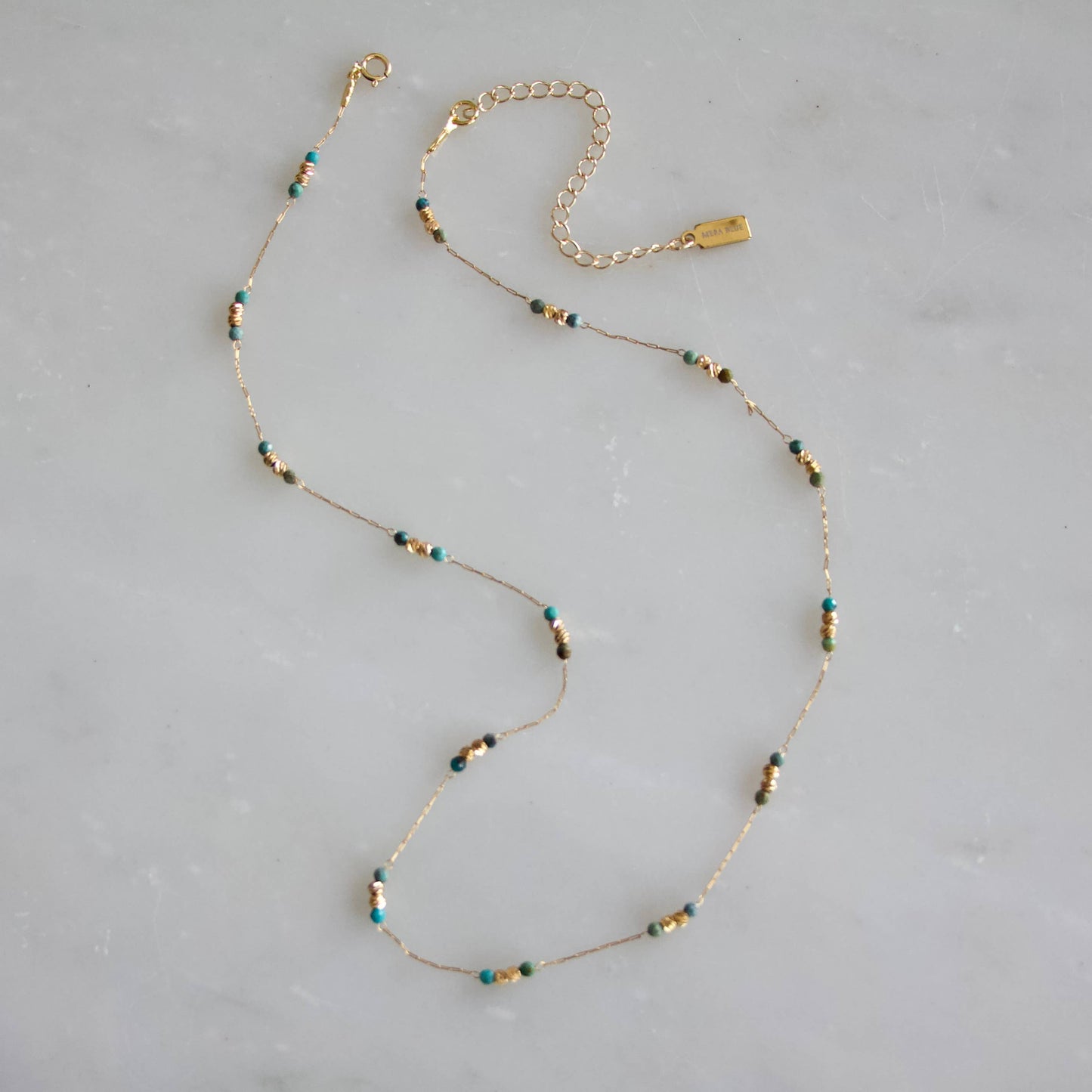 Gemstone Round Beaded Necklace