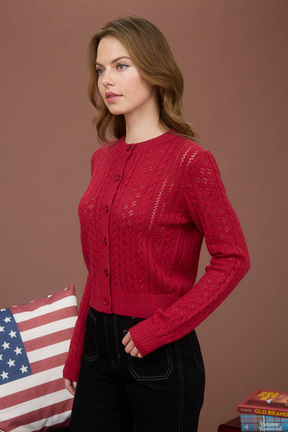 Softest Lightweight Cable Knit Sweater