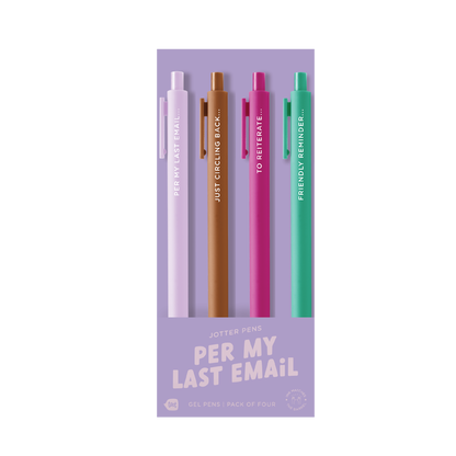 Jotter Pen Set - 4 Pk