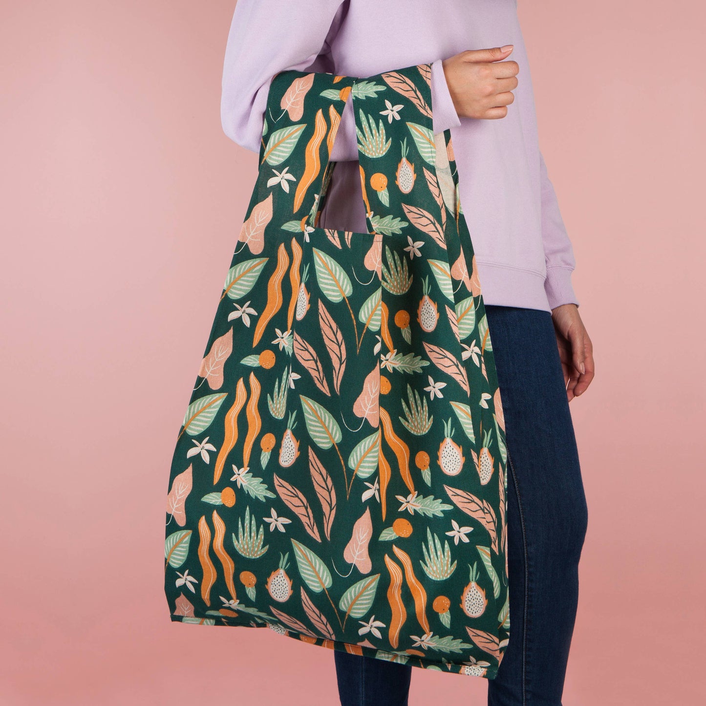 Paradise Foliage Packaway Tote Bag