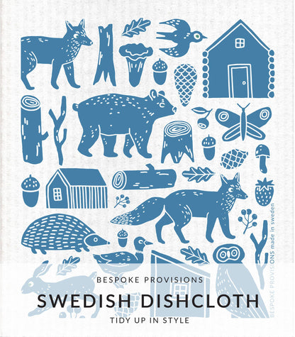 Woodland Swedish Dishcloth